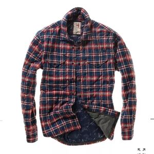 Relwen Quilted Flannel Shirt Jacket XL NWT